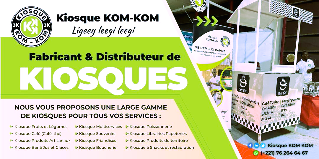Nos différents produits et kiosques chez Kiosque Kom Kom