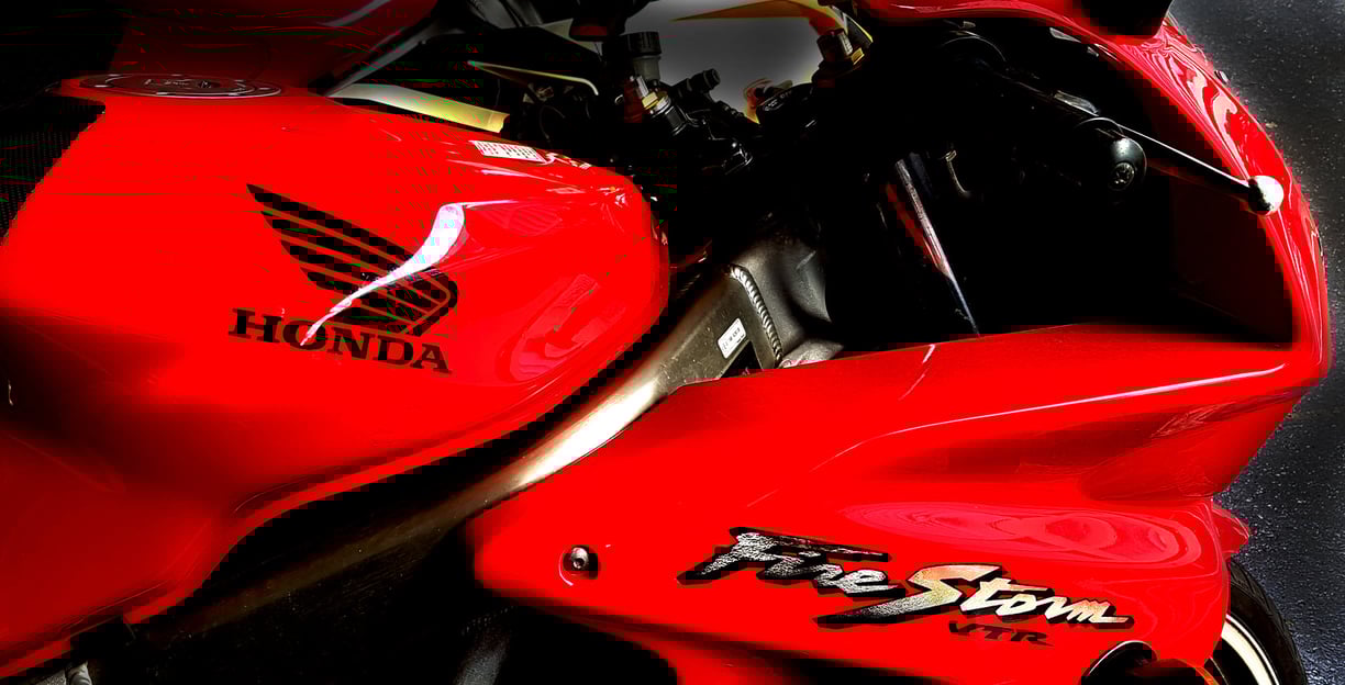 Honda VTR1000 Motorcycle with Felix Dellwood Performance Parts