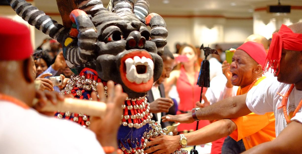 Igbo Mask - Celebration, Nigeria