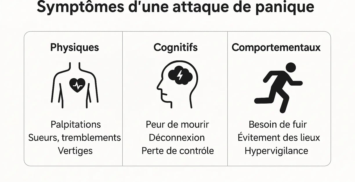 symptomes d'attaque de panique