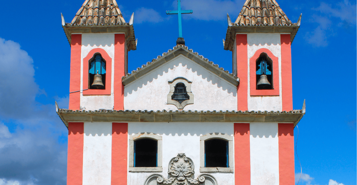 Igreja Histórica no Centro de Lavras Novas/MG, um Distrito Histórico de Ouro Preto