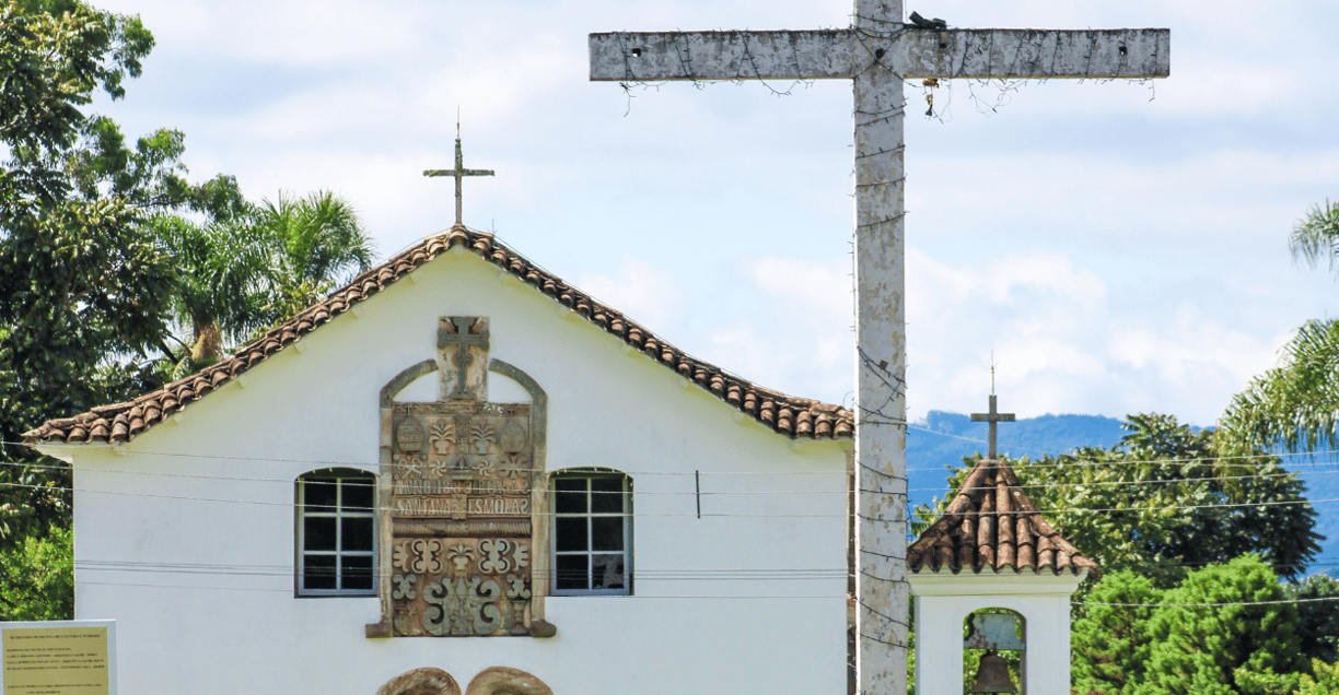 Igreja Histórica no Centro Histórico de Chapada, Um Vilarejo Que É Distrito de Ouro Preto