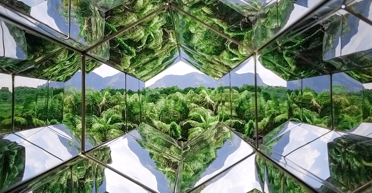 Obra de Arte em Inhotim do artista Olafour Eliasson