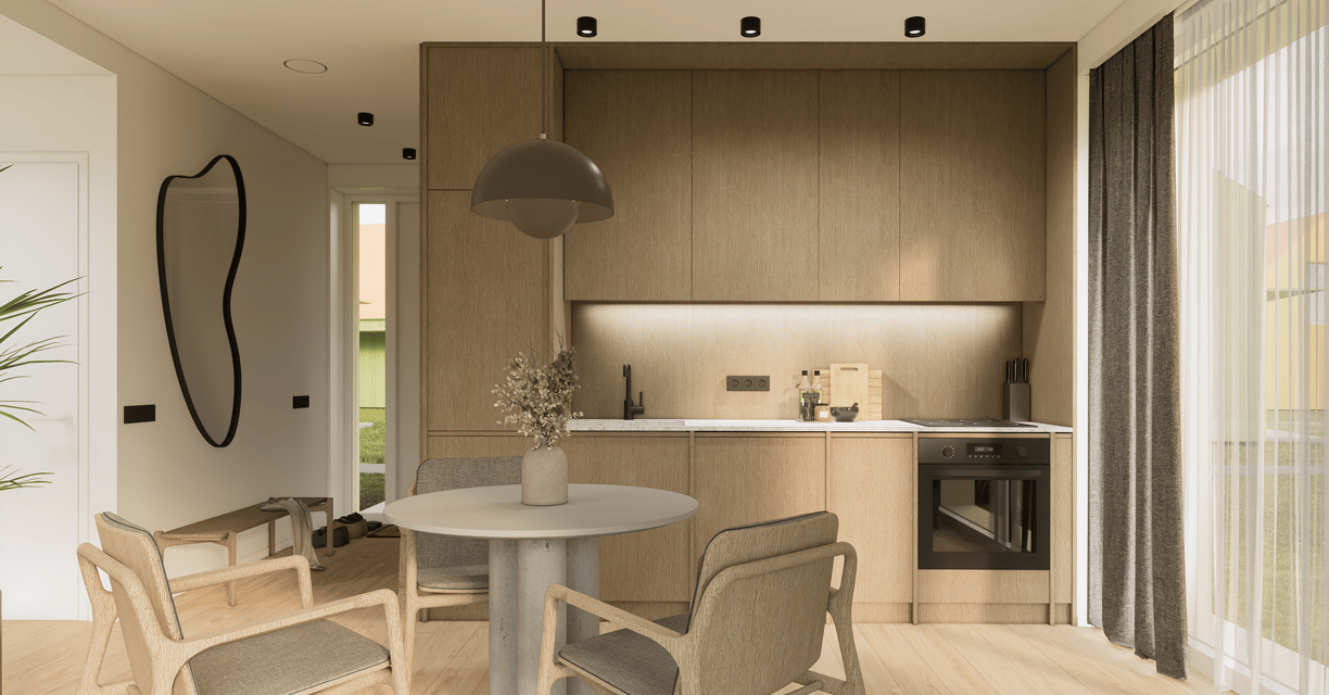 Interjeras, gyvenamasis namas, privatus