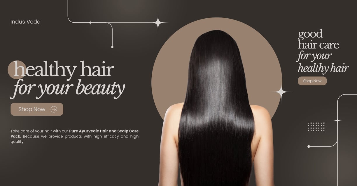 Healthy hair for your beauty with IndusVeda