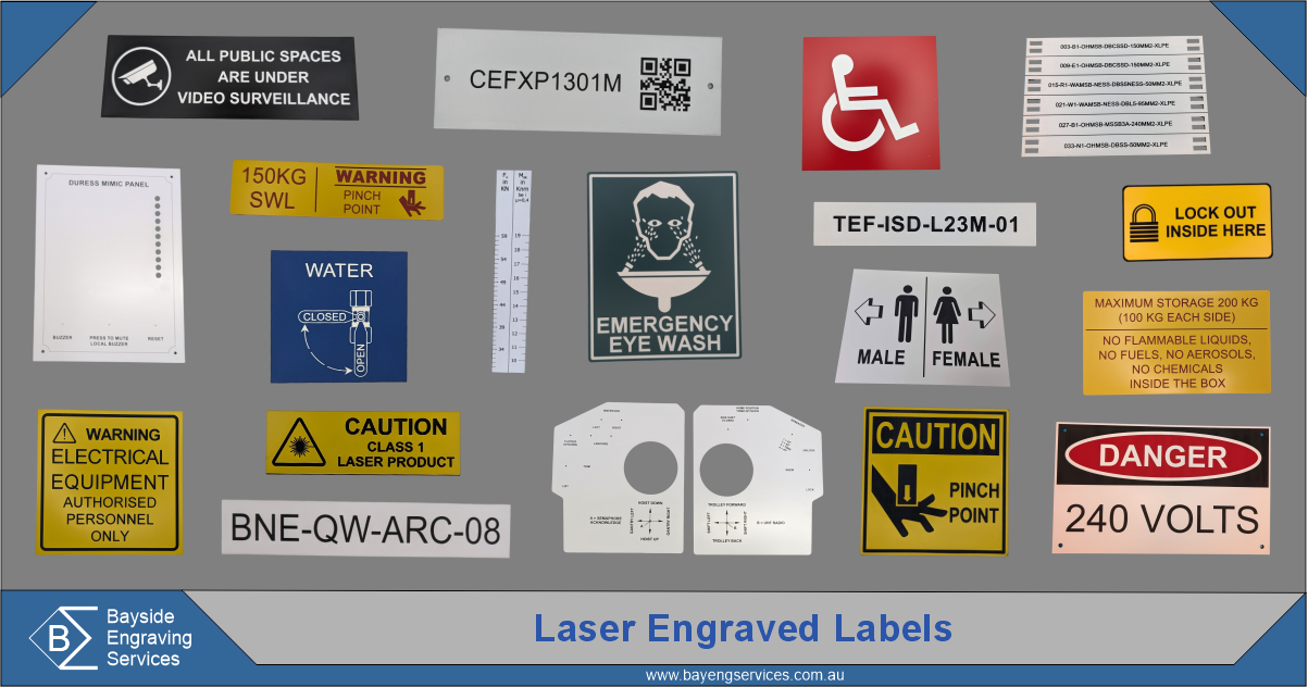 Laser Engraving, Engraving, Laser Engraved Labels