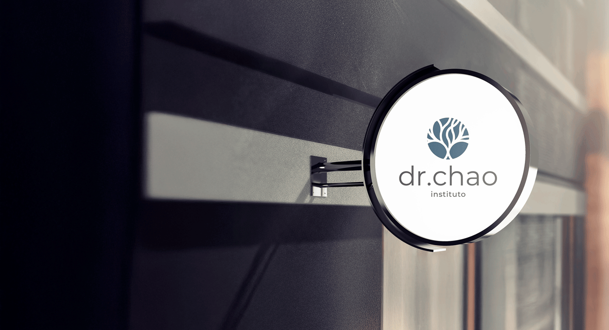 Imagem grande da fachada com logo Dr.Chao