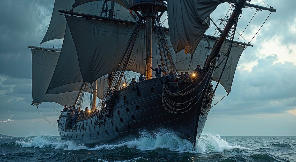 Blackbeard joins with Benjamin Hornigold