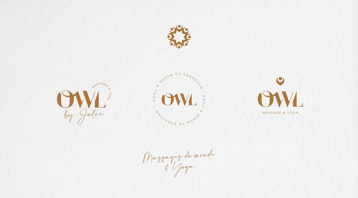 planche logos Owl massage et yoga