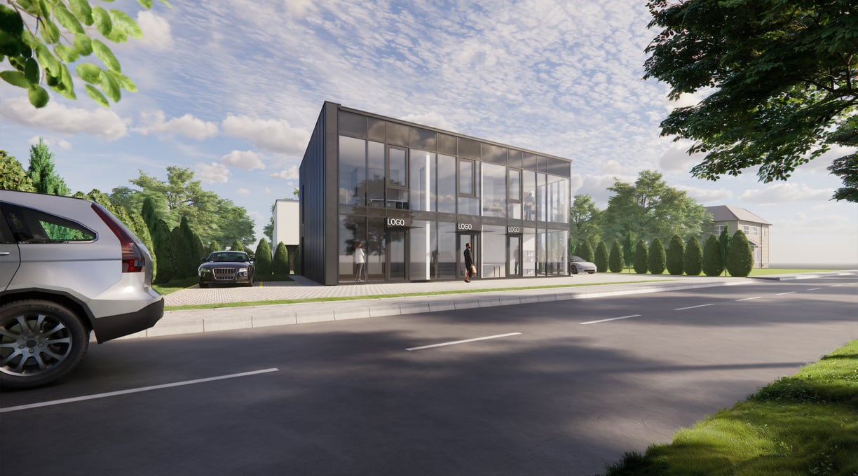 komercinės modernios patalpos 