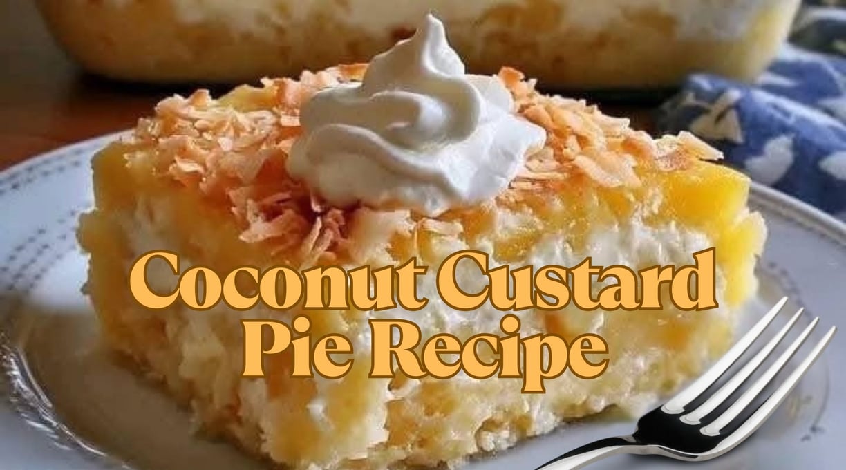 Coconut Custard Pie