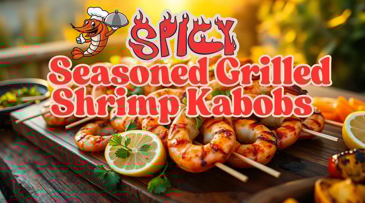 Spicy Seasoned Grilled Shrimp Kabobs