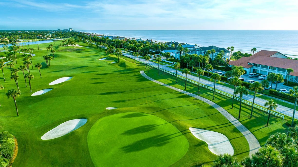 a golf course