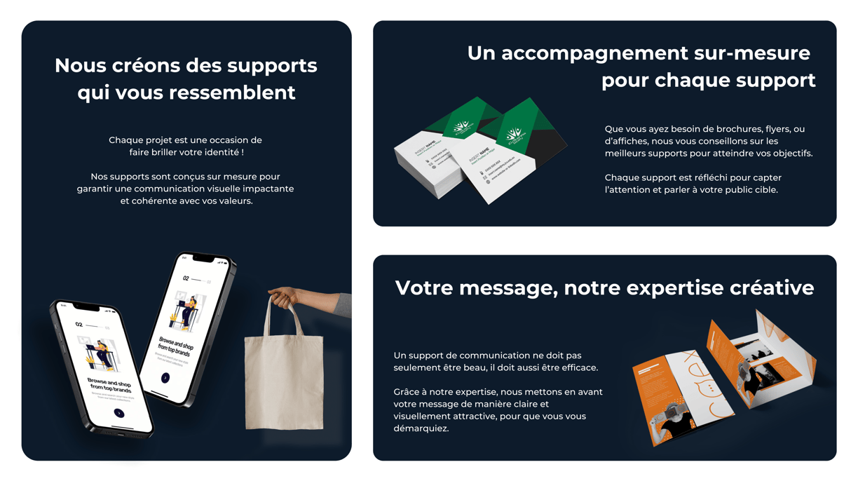 Agence de création de supports de communication