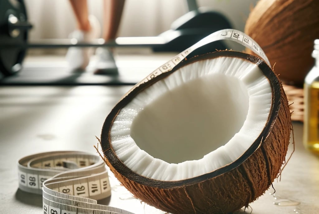 a coconut fruit juice is a great way to get ridding up your workout
