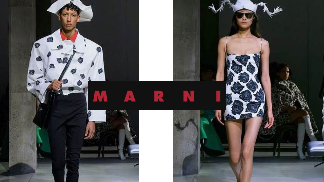 Runway Models rocking MARNI Designs