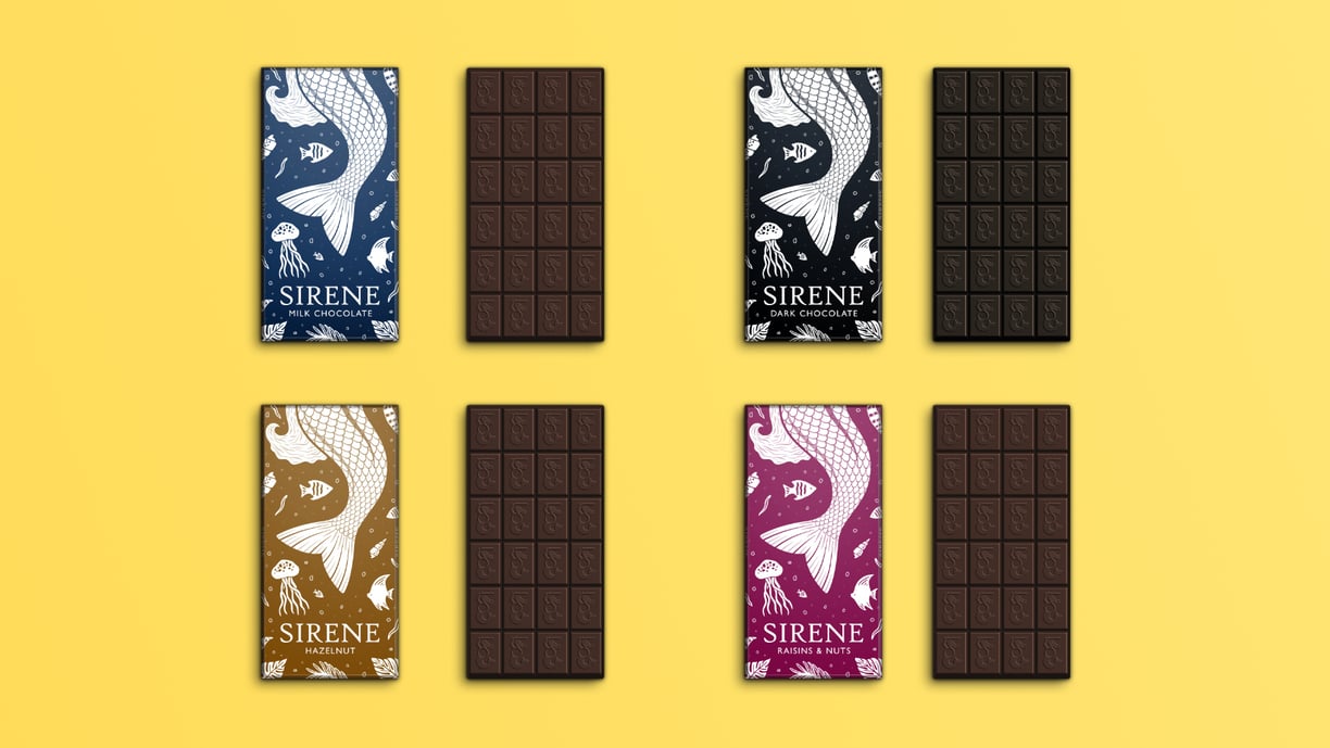 Sirene chocolate bars