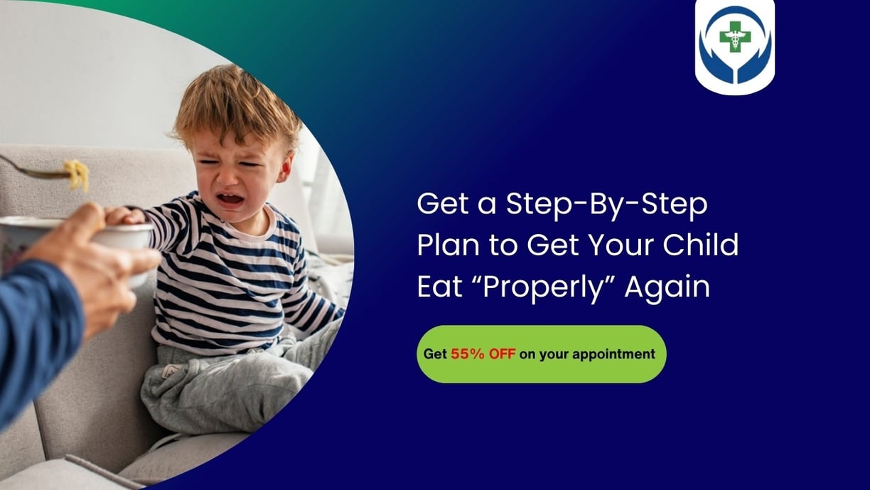 Child not eating? Our doctors will provide you with a plan to get your child to eat properly again. 