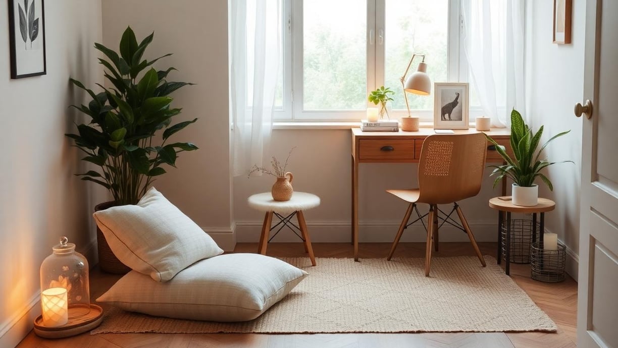 cozy relaxing home office