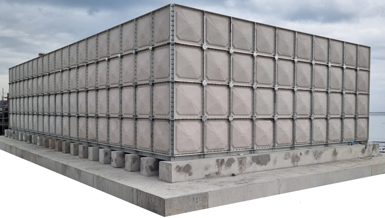 GRP Sectional Water Tank for commercial Use