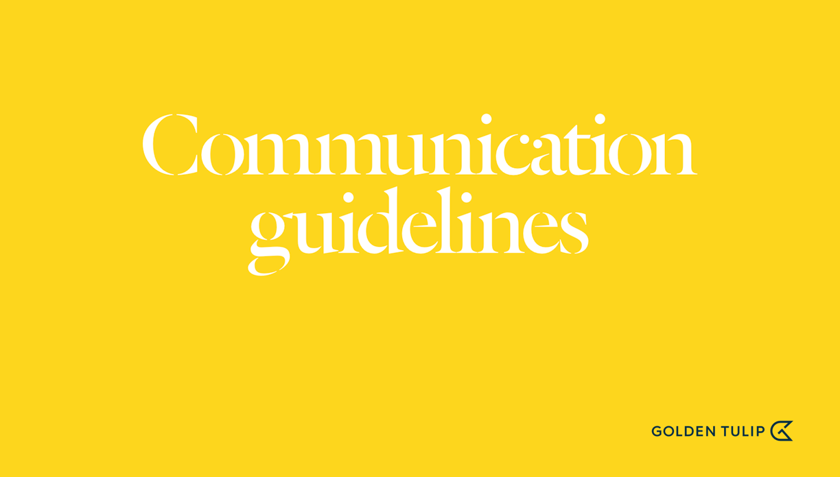 communication identity guideline
