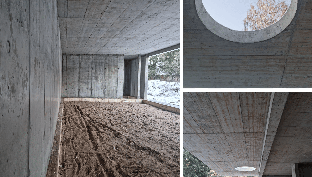 Minimalistinis vieno aukšto namas su garažu ir SPA zona