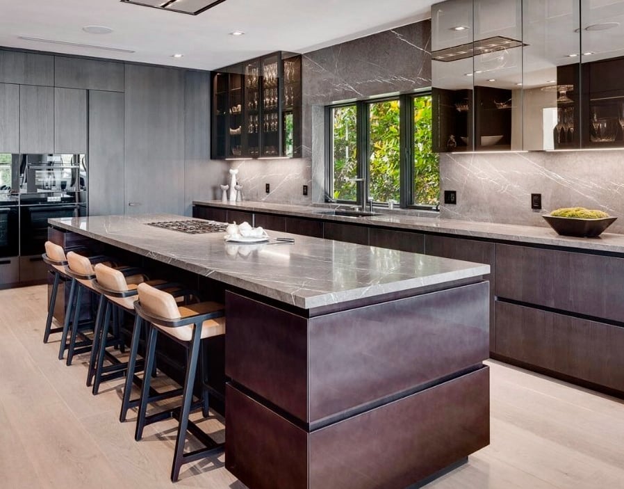 Modern Italian kitchen with high-end cabinetry