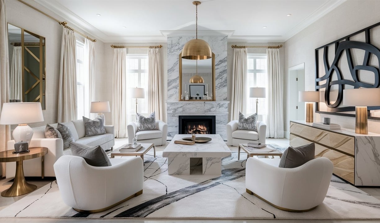 a bedroom with a bed and a chair