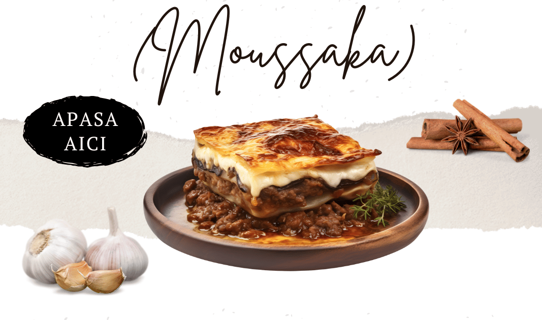 Musaca Grecească Autentică (Moussaka) - Rețetă Tradițională cu ulei de măsline OLOI