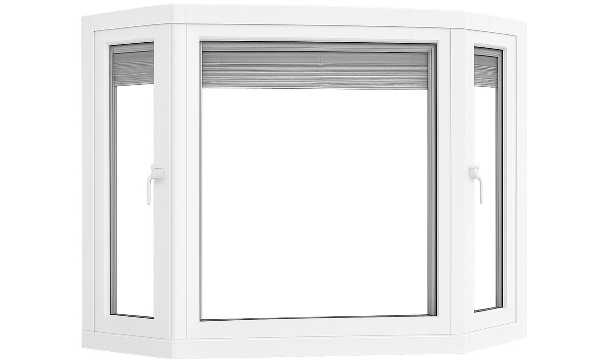 UPVC bay window with double glazing installed in Auckland home, New Zealand