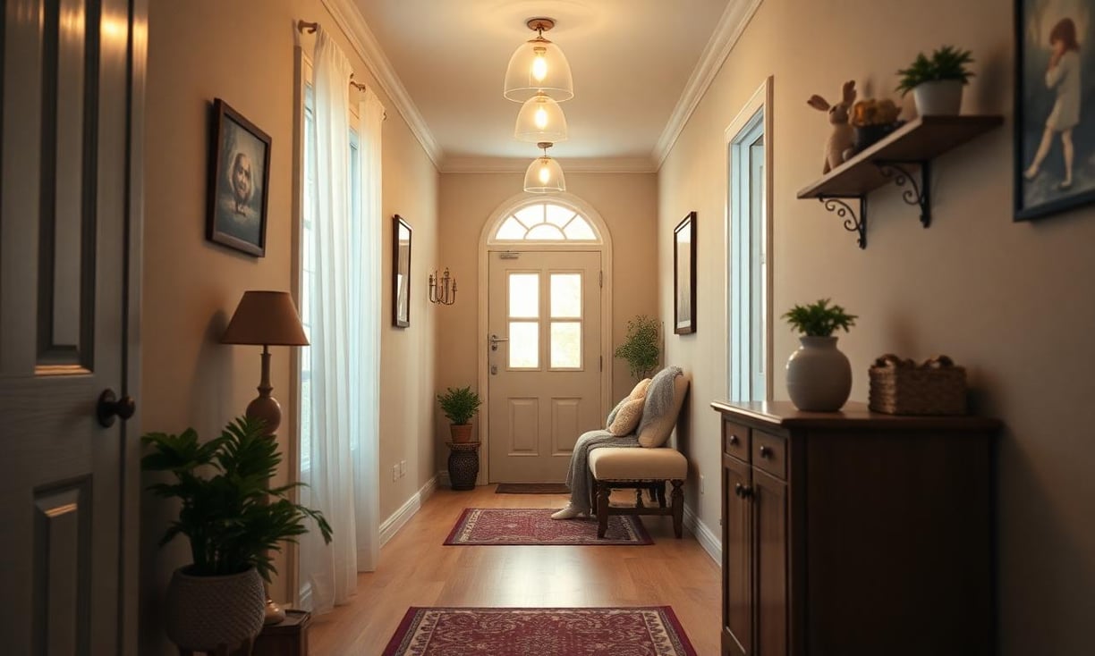 hallway in a home