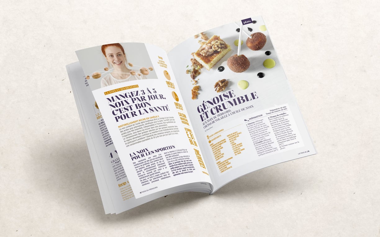 Magazine culinaire de la noix du Périgord AOP