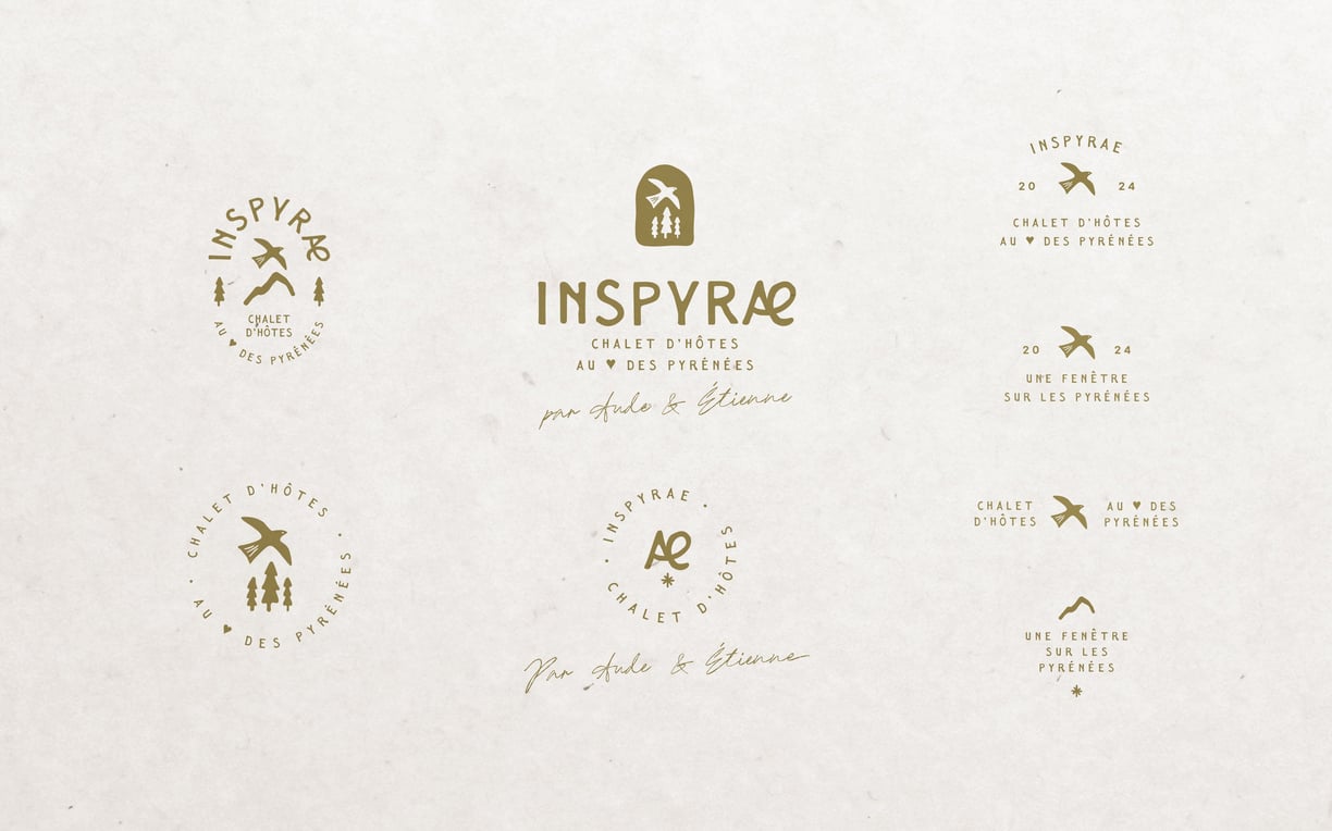 Logos maison d'hôtes Pyrénéenne