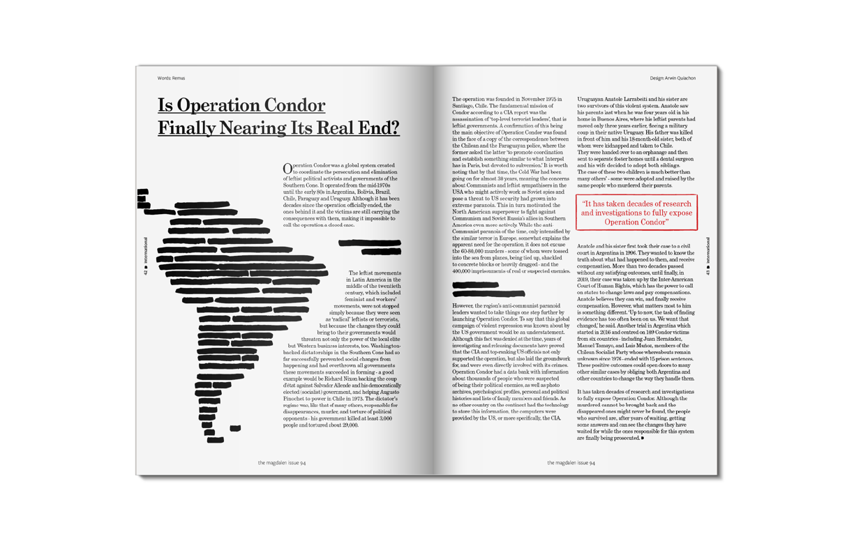 operation condor spread
