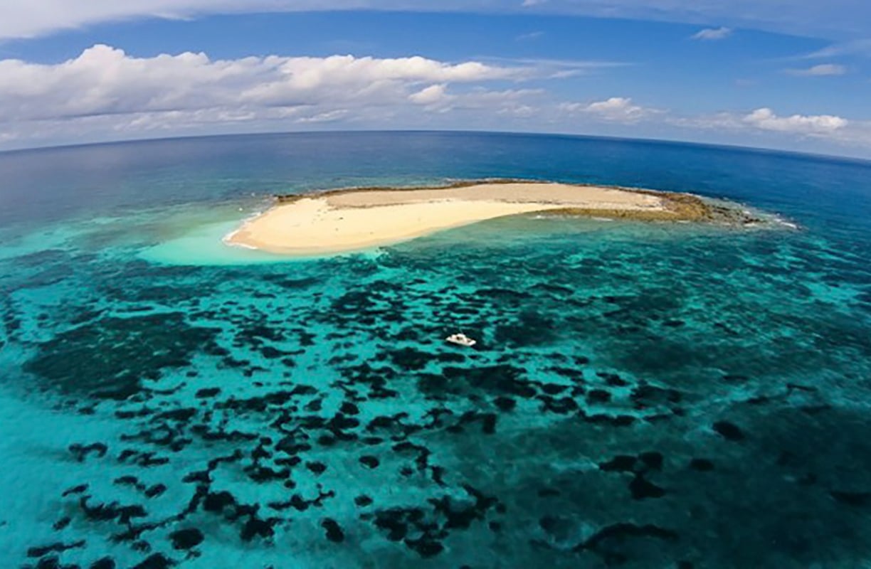 Latham Island fishing charters - A catamaran in the Indian Ocean