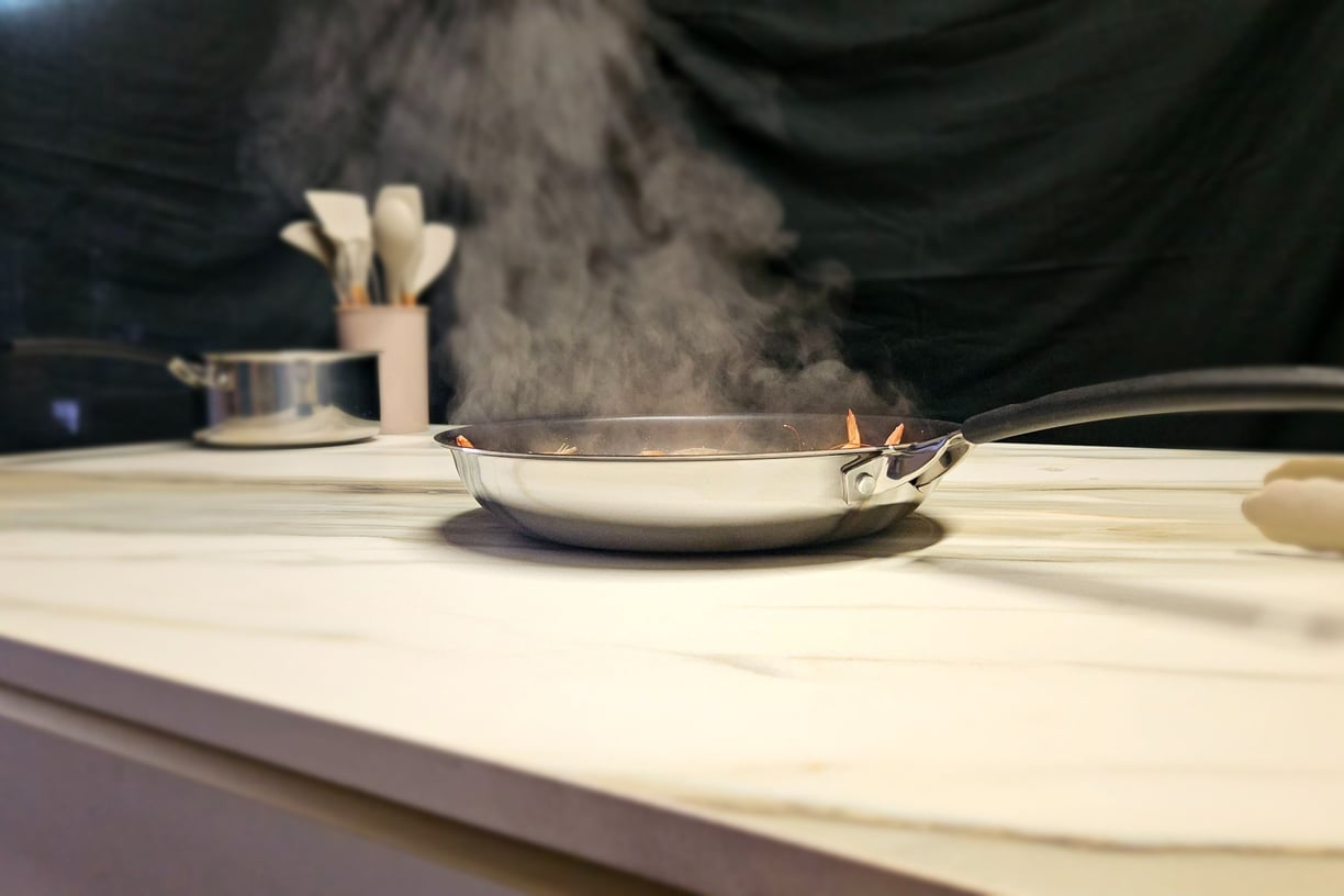 ABKSTONE Calacatta Borghini et Cooking Surface