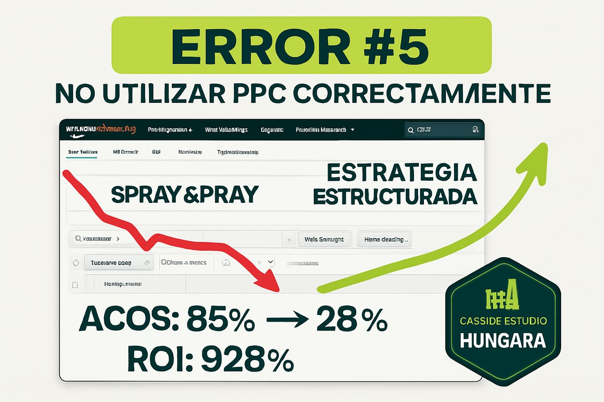 Error #5: No Utilizar PPC Correctamente - El Acelerador Mal Entendido