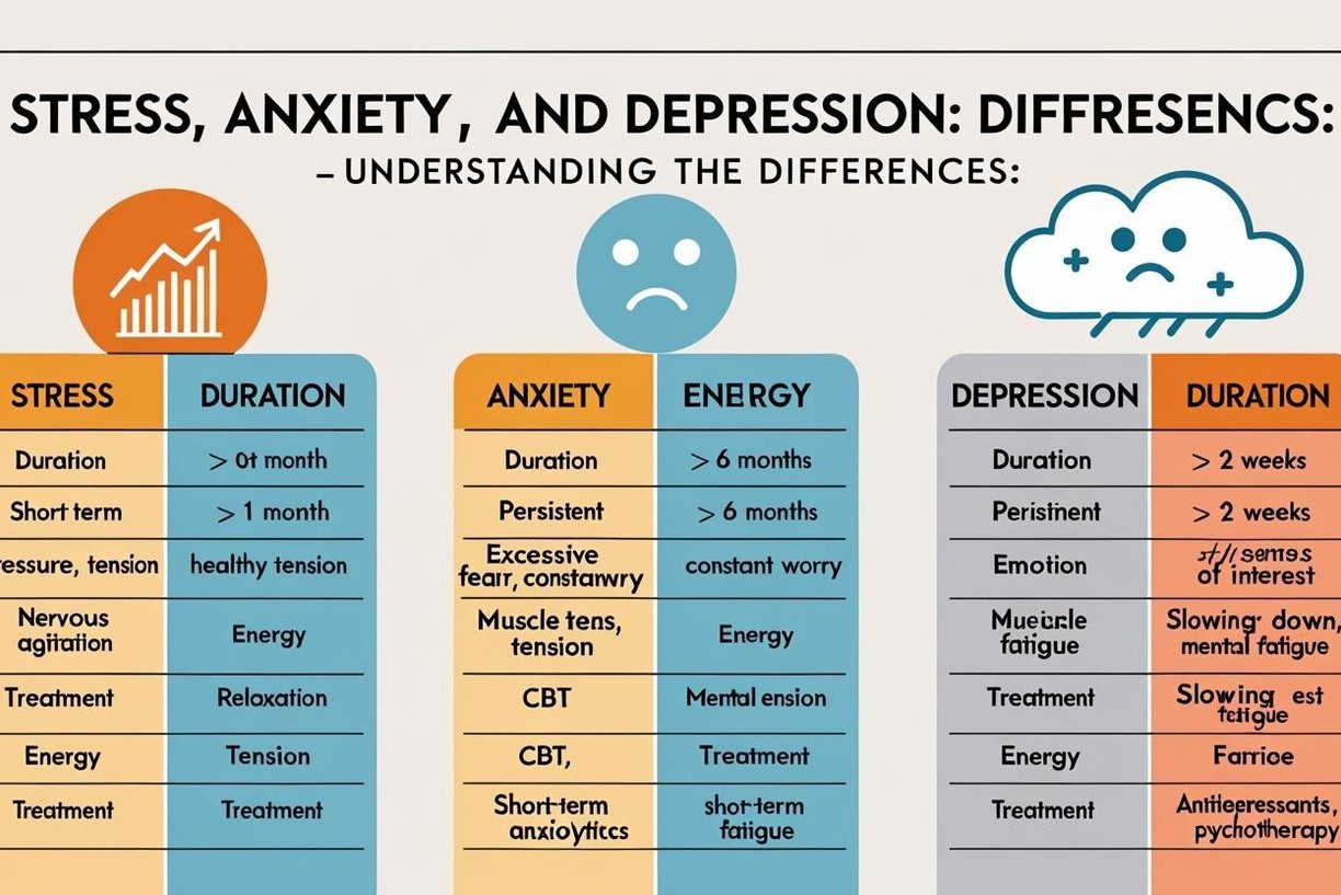 anxiety and depression difference