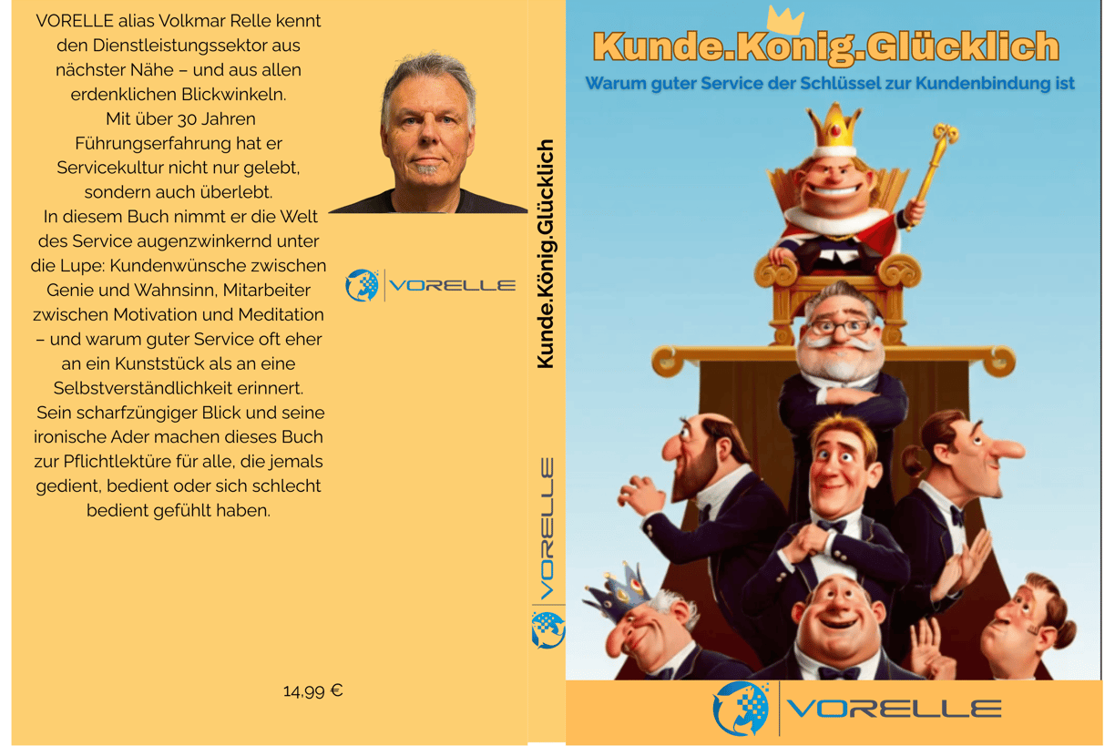 Buchcover: Kunde.König.Glücklich