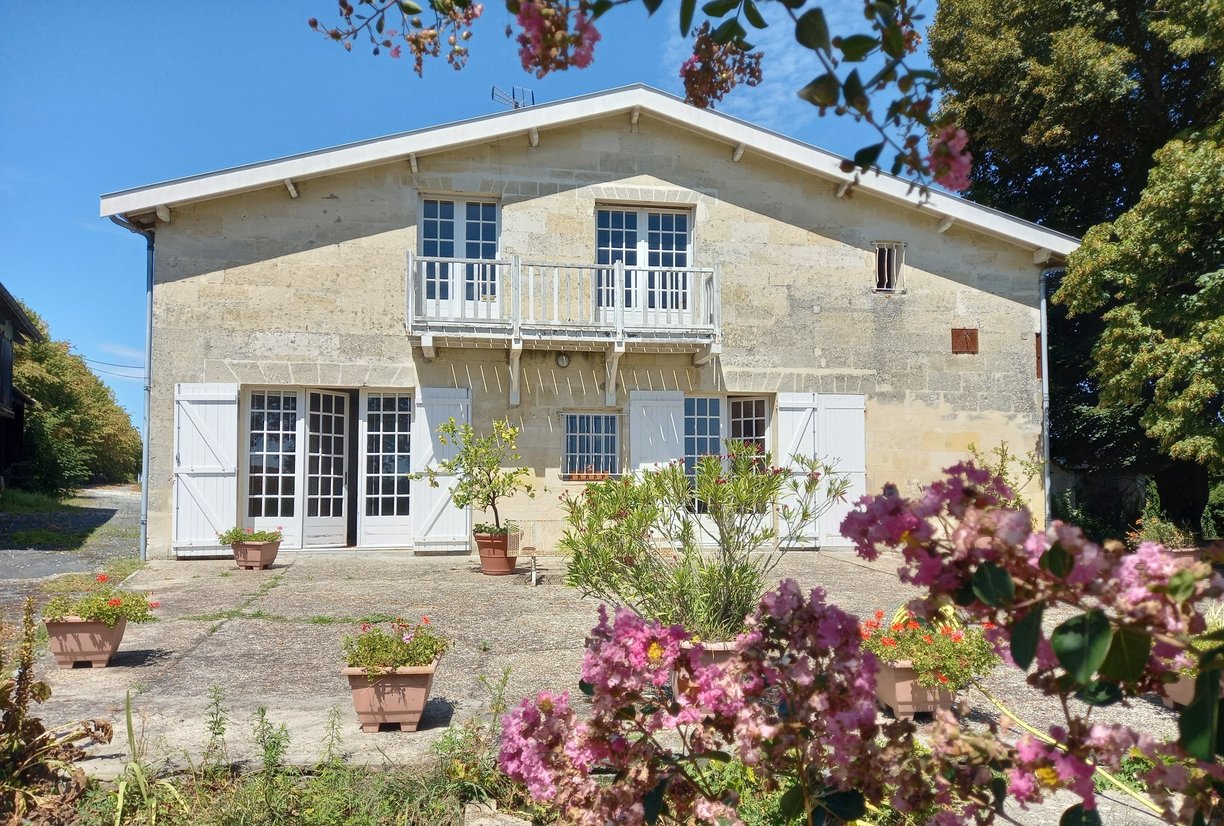 France-Sud-Ouest-Gironde-Pompignac-Propriété à vendre-Terrasse-sud