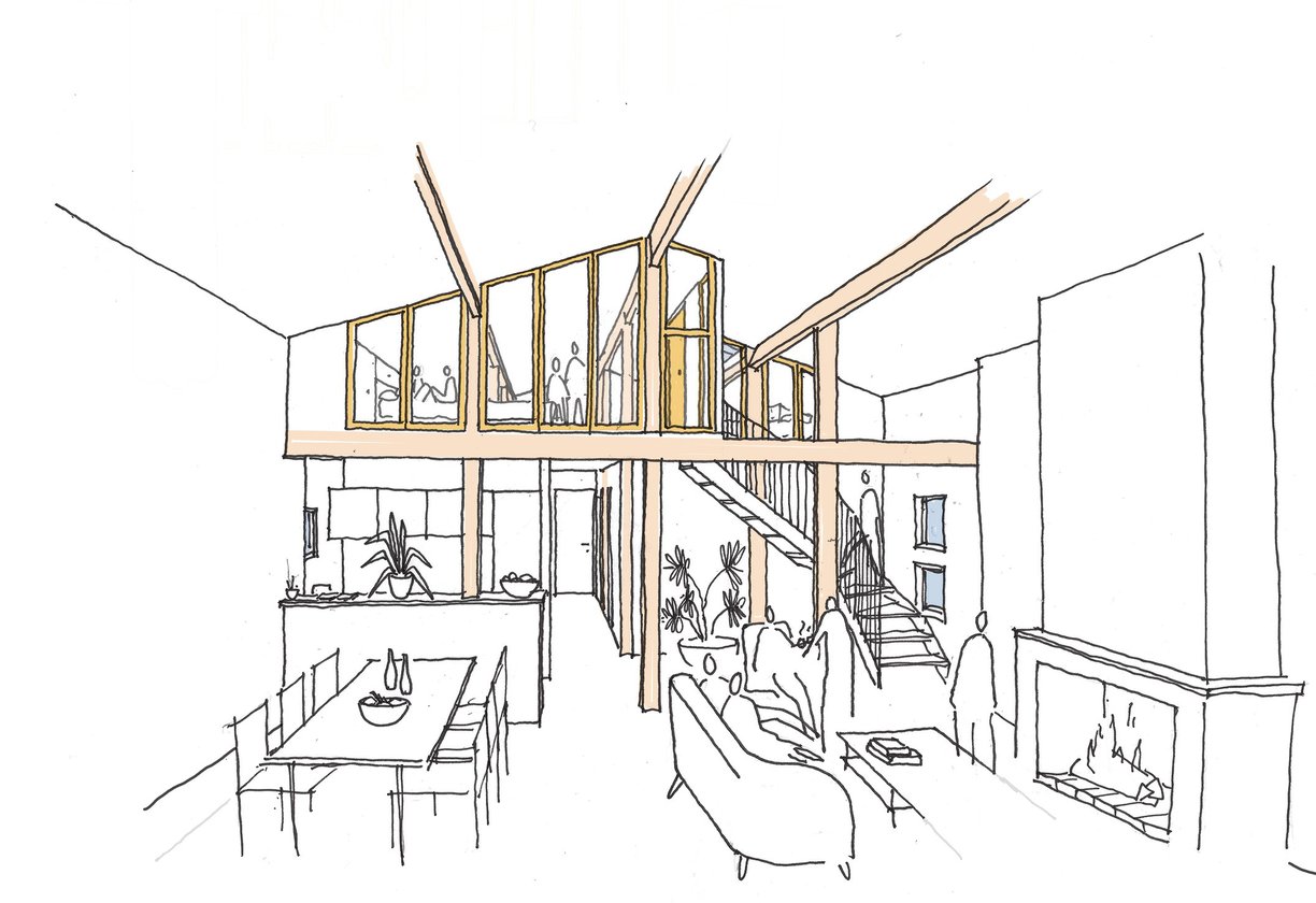 Croquis de présentation de projet