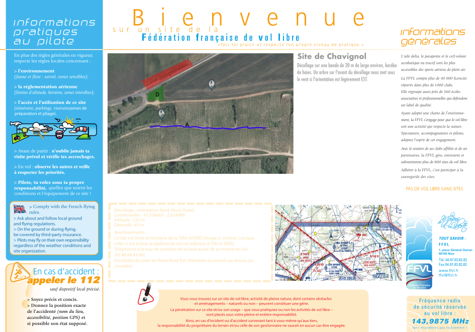 panneaux FFVL de Chavignol