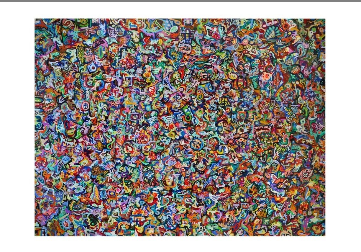 Untitled, oil on canvas, 200x270cm