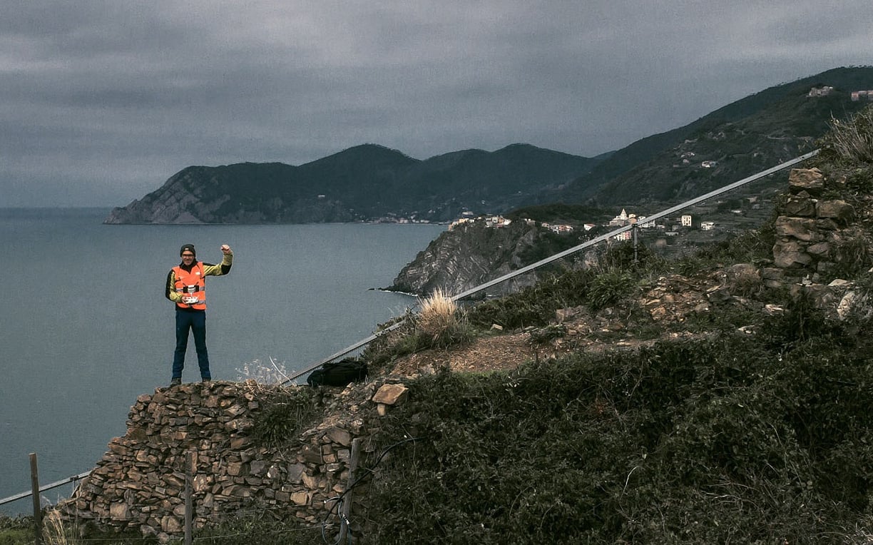 Paolo Corradeghini 3DMetrica fotografia da drone durante rilievo alle 5 Terre