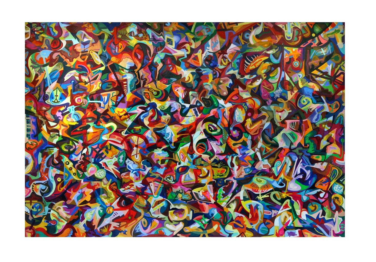 Untitled, oil on canvas, 170x230cm
