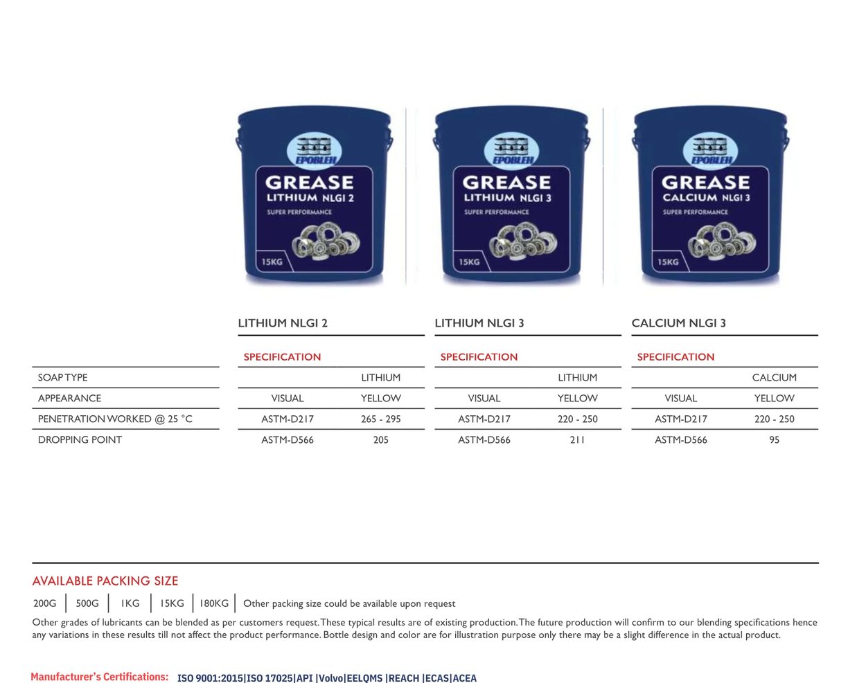 High-quality grease dealer in the UAE