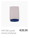 MR-100 lauko sirena