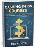front cover of a book title cashing in on courses