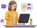 "Customer support icon, representing Excellence Home Tuition’s dedicated assistance for students and