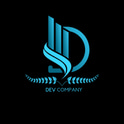 Grey fire Dev FB Marketing logo